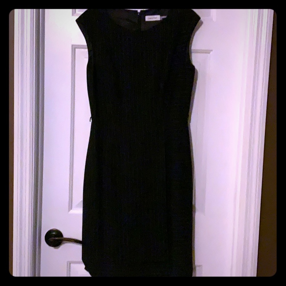 Calvin Klein dress in pinstripes sz 4